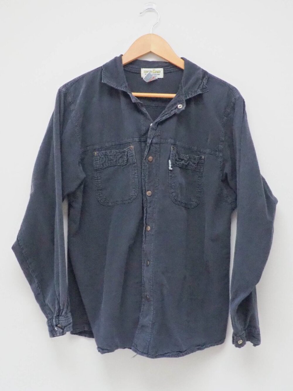 90s Ezze Wear Button Up Shirt - Medium - 80s Honey-Komb Button Up Shirt